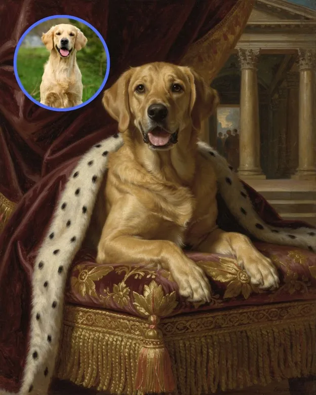 Pet Baroque portrait