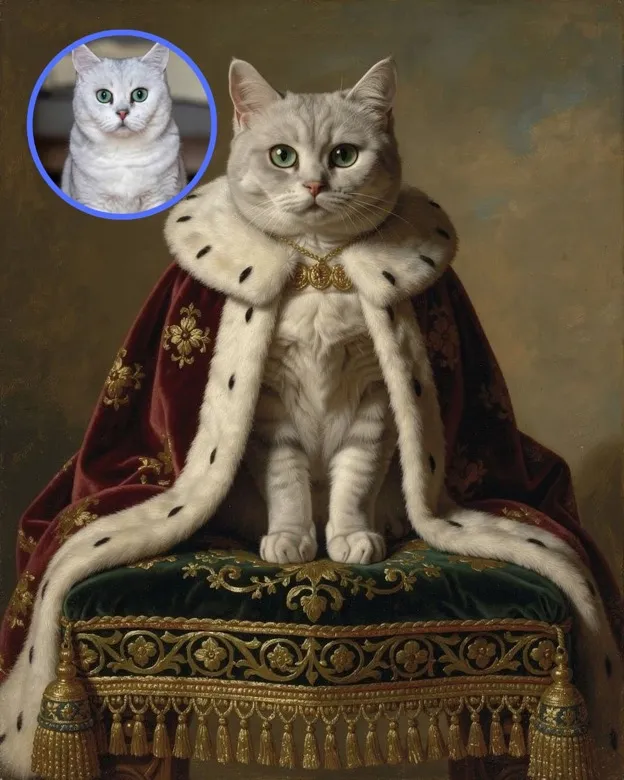 Pet Renaissance portrait